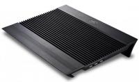 ��������� ��� �������� 17" Deepcool N8 BLACK 380x278x55mm 2xUSB 1244g 25dB ������