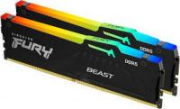 ����������� ������ 16GB (2x8Gb) Kingston FURY Beast Black RGB KF556C36BBEAK2-16