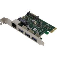 ���������� ExeGate EXE-361 (OEM) PCI-Ex1, USB3.0, 3 port-ext + LAN UTP 1000Mbps (EX283714RUS)