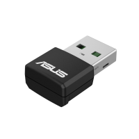 ������� Asus USB-AX55 NANO // WI-FI 802.11ax/ac/a/g/n, 400 + 867 Mbps USB 3.0 Adapter + 2 antenna ; 90IG06X0-MO0B00