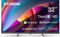 ��������� LED Hyundai 32" H-LED32BS5100 WebOS Frameless Metal ������/����� 