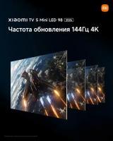 ��������� 98" Xiaomi TV S Mini LED 98 2026 QLED, 4K Ultra HD, ����� ��, Android TV, �����-�����
