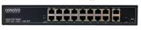 PoE ���������� FE Osnovo SW-61621(300W) 16 �10/100 Base-T � PoE, 2 x GE Uplink (RJ45), 1 x GE SFP Uplink, �������� PoE �� ���� �� 30W, �������� PoE �� 292W