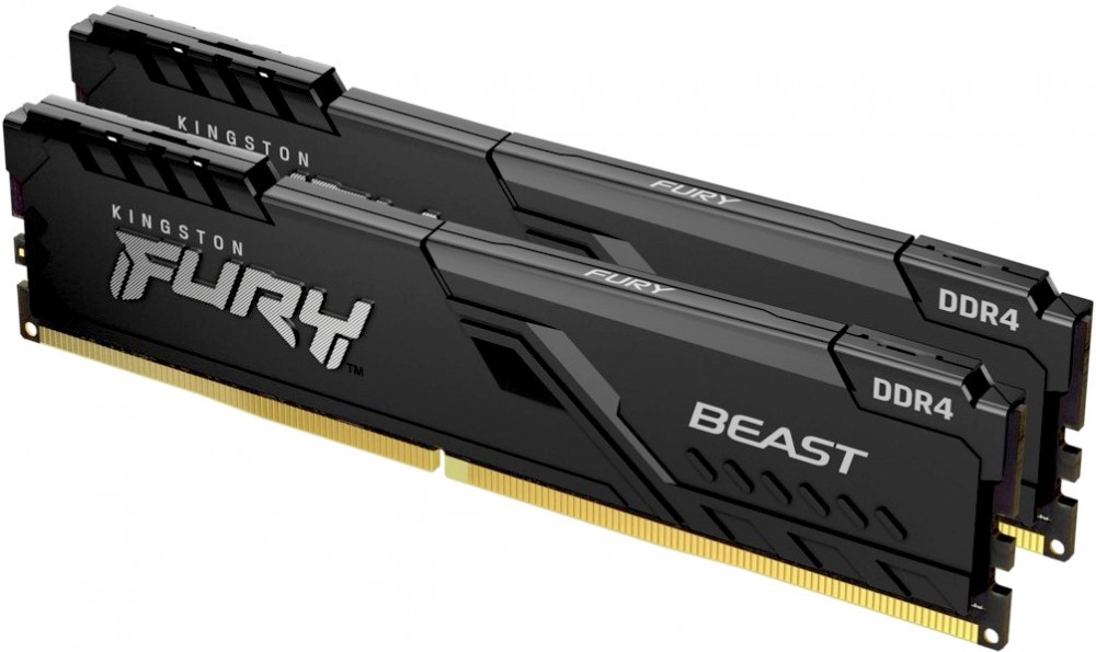 ����������� ������ 16Gb Kingston Fury Beast DDR4 3200MHz (KF432C16BBK2/16) (2x8Gb KIT) retail