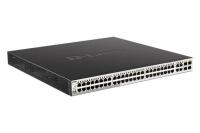 ������������� L2 PoE-���������� D-Link DGS-1210-52MP/F4A PROJ, 48x1000Base-T, 4�Combo 1000Base-T/SFP (48 ������ PoE 802.3af/at, PoE-������ 370 ��)