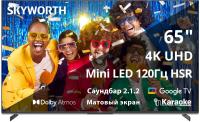 ��������� Skyworth QLED 65" 65X85G Google TV 4K Ultra HD 120 �� Smart TV ������/�����