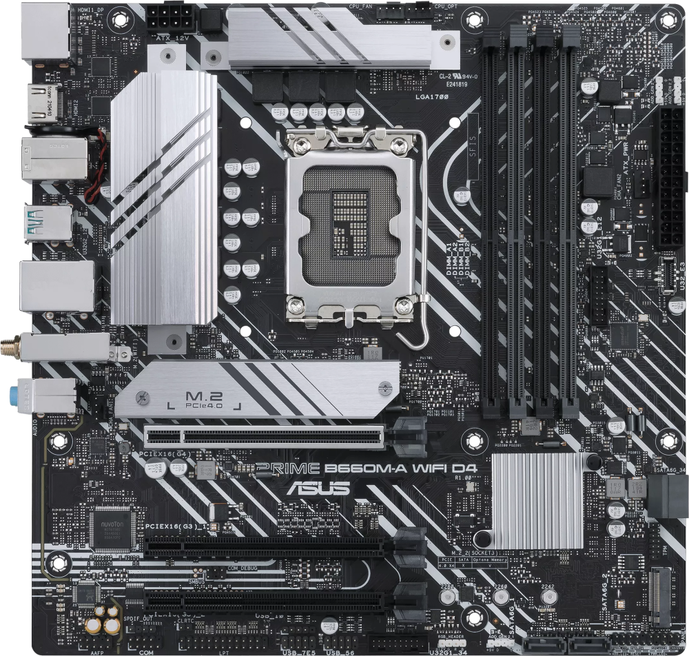 ����������� ����� ASUS PRIME B660M-A WIFI D4