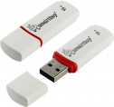 USB Flash ���������� 16Gb SmartBuy Crown White (SB16GBCRW-W)