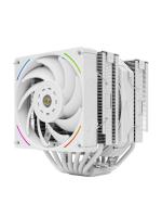 ����� Thermalright Royal Pretor 130 Ultra White (4-pin PWM, 158mm, Ni/Cu, 7x6mm, 1x120mm ARGB +1x130mm, 69CFM/81.88CFM, 27dBA/28.3dBA, 2150RPM/1750RPM, S: 1200, 1700, 1851, 115X, 2011, 2066, AM4, AM5, white)