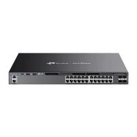 TP-Link SG6428XHP, ����������� ����������� ���������� 3�� ������ Omada � 24 ����������� ������� PoE+ � 4 ������� SFP+