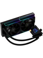 ��� Thermalright Core Matrix 240 Vision (240mm, LED, Black, ARGB/ Fans: 2x120mm, 68.9CFM, 28.2dBA, 2000RPM/ Pump height 64.4mm, Rad thickness 27mm/ S: 1700, 1200, 1851, 115X, AM5, AM4)