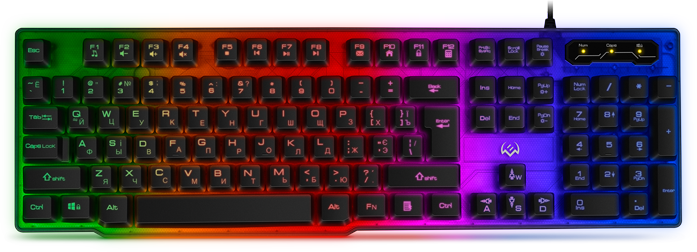 ���������� Sven KB-G8500 ���������� (USB, ����������, 104 �������, RGB ���������)