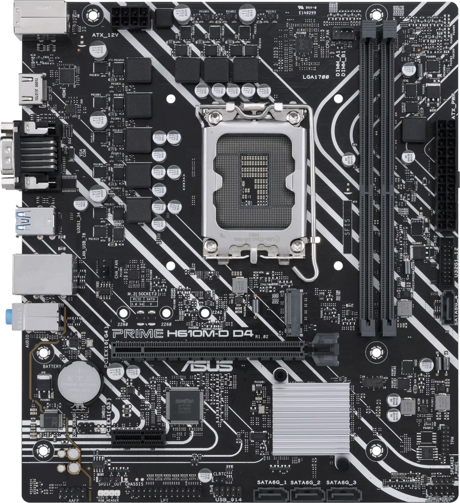 ����������� ����� ASUS PRIME H610M-D D4