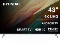 ��������� LED Hyundai 43" H-LED43BU7009 Android TV Frameless ������/������ 4K Ultra HD 60Hz 