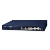 ���������� PLANET FGSW-2511P 24-Port 10/100TX 802.3at PoE + 1-Port Gigabit TP/SFP combo Ethernet Switch 