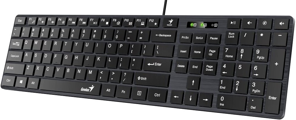 ���������� Genius SlimStar 126, USB, Black (31310017402)