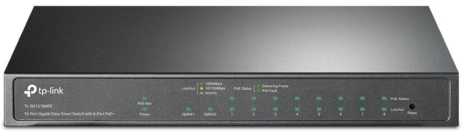 TP-LINK TL-SG1210MPE Easy Smart 10-�������� ���������� ���������� � 8 ������� PoE+