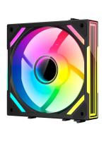���������� XASTRA FS120B ARGB single pack 120x120x25�� (PWM, ARGB, Infinity lighting effect., Daisy-chain , 800-2000 rpm, black)  BOX