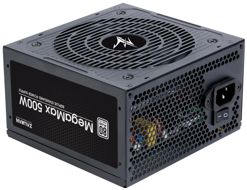 ���� ������� 500W Zalman ZM500-TXII �������� 500 ��, �������� PFC, ���������� 120x120 ��, c��������� 80 PLUS Standard