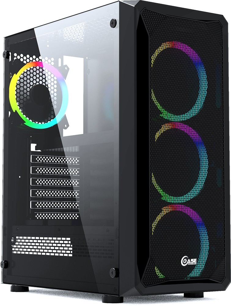 ������ Powercase Mistral Z4 Mesh LED Black (CMIZB-L4)