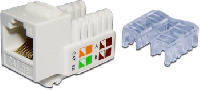 ������ Keystone RJ45, Cat.5E, UTP, 90 ��������, �����