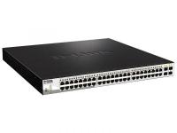 ������������� ���������� D-Link DGS-1210-52MPP/E2A PROJ WebSmart � 48 ������� 10/100/1000Base-T � 4 ������� 1000Base-X SFP