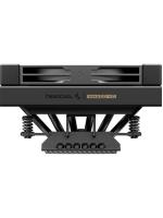 ����� DEEPCOOL AN600 VC LGA1851/1700/1200/115X/AM5/AM4 ��������������� 67mm (TDP 220W, PWM, Fan 120mm, 6 ����. ������, Copper Base, White LED, ������) RET