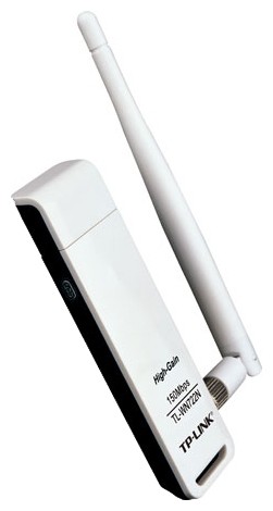 ������� Wi-Fi TP-Link TL-WN722N, USB 2.0, 802.11b/g/n �� 150 ����/�, �����