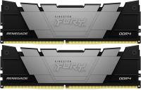 ������ 2x32GB Kingston Fury Renegade Black, KF432C16RB2K2/64, DDR4, 3200MHz, PC4-25600, CL16, DIMM 288-pin, 1.35 �, dual rank, Ret