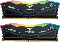 ������ ������ 32GB (2x16GB) TEAMGROUP T-Force Delta RGB, DDR5, 6400MHz CL32 (32-39-39-84) 1.35V / FF3D532G6400HC32ADC01 / Black