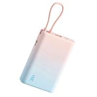 ������� �����������  ZMI 10000mAh Powerbank with build-in Charging Cable color P17 Pink