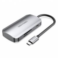 �������������������� ��� Vention USB-C > USB 3.0x3/SD/TF/PD