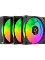 �������� ������������ (3 ��) Ocypus Gamma F12 Elite BK ARGB 3 IN 1, 120x120x25mm, 4-PIN PWM, 600-1800 RPM, 26 DBA MAX, HYDRO BEARING