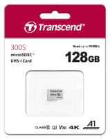 ����� ������ MicroSD 128Gb  Transcend  (TS128GUSD300S) microSDXC UHS-I U3 A1