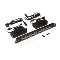 ������ POE 19" Lanmaster LAN-PP24-POE/A2, 24 �����, � ����� ������� ������� 48V, 120W
