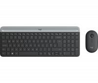 �������� (���������� + ����) Logitech Slim Wireless Keyboard and Mouse Combo MK470 GRAPHITE