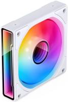 ����� ��� �������/ Case Cooler JONSBO ZK-120WR Reverse (123x120x28mm, 4-pin PWM, ARGB, 47.71CFM, 30.7dBA, 1800RPM, White, 3pcs)