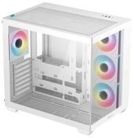 ������ Deepcool CG530U 4F WH, TG (aquarium), 4x120mm ARGB Fan, mini-ITX, mATX, ATX, �����