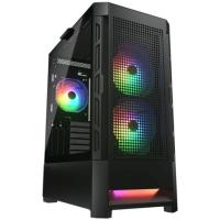 ������ Cougar Airface RGB Black, 2�140�� + 1x120mm ARGB Fan, ARGB Fan Hub, ��� ��, ������, ATX