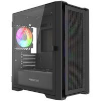 ������ Powercase Alisio Micro X4B V2 LE, Tempered Glass, 4� 120mm ARGB PWM fans, ������, mATX  (CAMCXB-A4-LE)