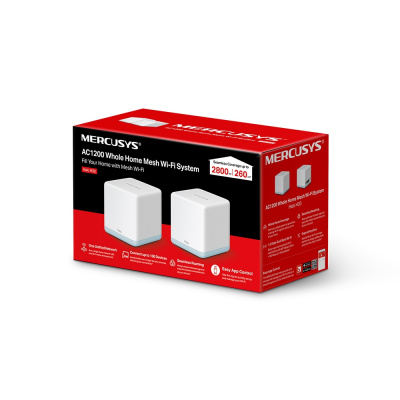 MERCUSYS Halo H30(2-pack) AC1200 �������� Mesh Wi-Fi �������