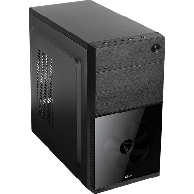 ������ MiniTower FORMULA (AEROCOOL) CS-105 black (mATX, ��� ��, USB2.0+USB3.0) (4711401661924)