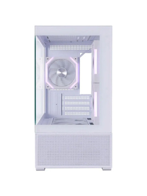 ������ 1STPLAYER CV6 ARGB White / mATX / 3x120mm ARGB & 2x120mm fans / CV6-WH-2FAR-W-2FH7R-W-1FH7-W