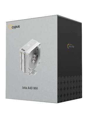 ����� Ocypus Iota A40 WH, 120mm FAN, Display Panel, 4 HEAT PIPES, 4-PIN PWM, 500-2000 RPM, 29DBA, FDB, LGA115X/1200/1700/18XX, AM4/AM5