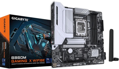 ����������� ����� Gigabyte B860M GAMING X WIFI6E , Socket-1851, Intel B860, mATX, Ret