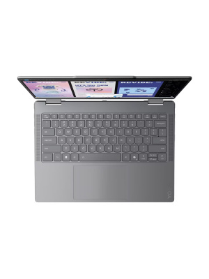 ������� Lenovo Yoga 7 2-in-1 14ILL10 OLED, 14" (2880x1800) OLED 120 ��/Intel Core Ultra 7 256V/16 �� LPDDR5X/512 �� SSD/Intel Arc Graphics/Windows 11 Home, ����� (83JQ00BLUE)