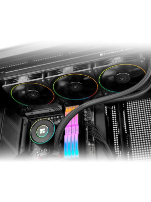 ������� �������� ���������� Thermalright Aqua Elite 360 V5 ARGB Black / Black / 3x120mm ARGB PWM Fans / TRAE360V5AB