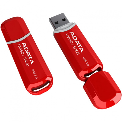 USB ������ ADATA UV150 64Gb red USB 3.0