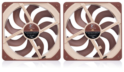 �e��������� ��� ������� Noctua NF-A14x25 G2 PWM Sx2-PP (NF-A14x25 G2 PWM Sx2-PP) - 140mm 2 ��, 1500 ��/���, 24.8 ��, 4-pin PWM