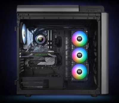 ������� �������� ���������� Thermaltake TH420 V2, 4-pin, ARGB, 140��, ������, retail (CL-W376-PL14SW-A)